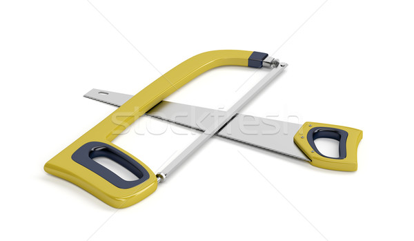 Hacksaw and hand saw Stock photo © magraphics