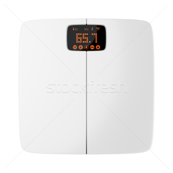 Smart weight scale Stock photo © magraphics
