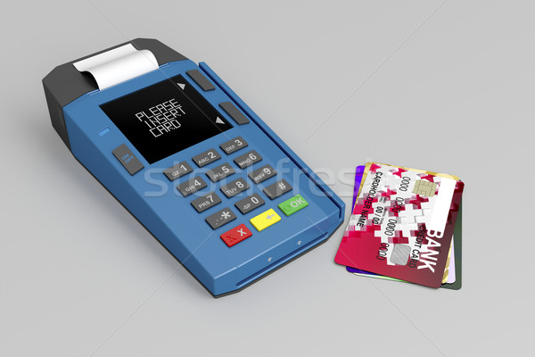 Credit card reader Stock photo © magraphics