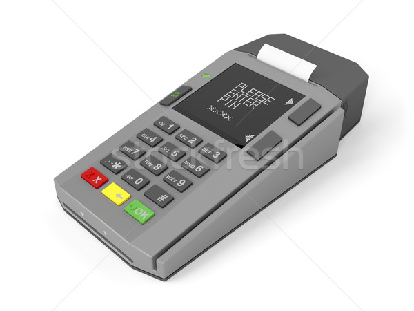 Credit card reader Stock photo © magraphics