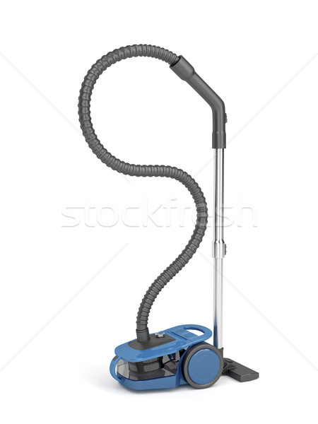 Aspirateur blanche bleu machine nettoyage Electronics [[stock_photo]] © magraphics