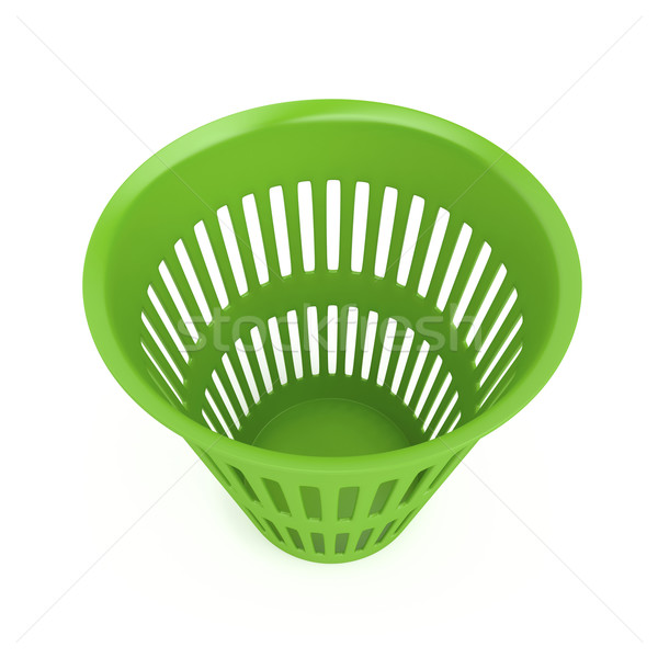 Green waste basket Stock photo © magraphics