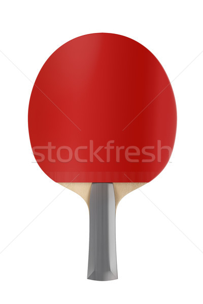 卓球 ラケット 孤立した 白 木材 スポーツ ストックフォト © magraphics