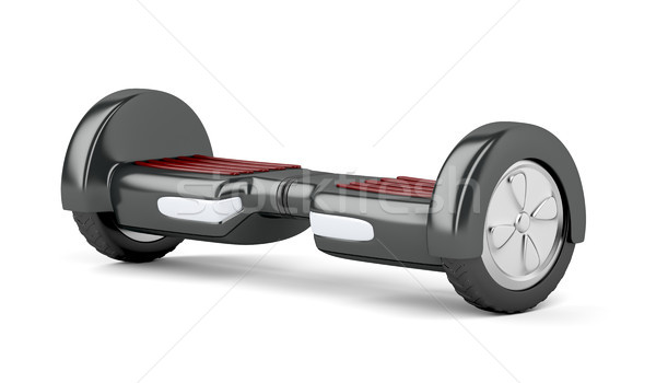 Black self balancing scooter Stock photo © magraphics