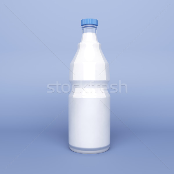 Milk in a glass bottle Stock photo © magraphics
