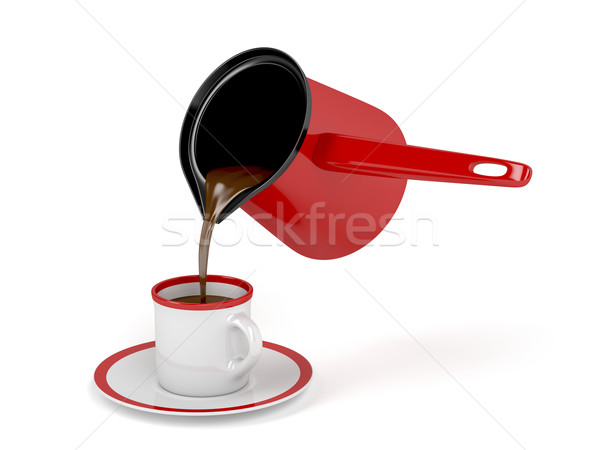 Pouring coffee Stock photo © magraphics