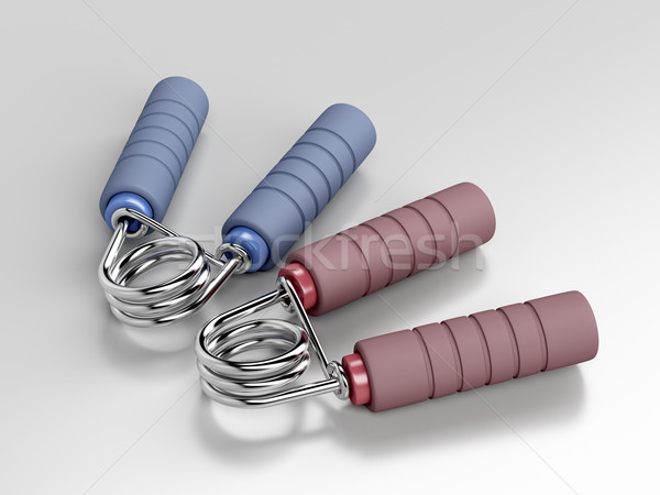 Pair of hand grippers Stock photo © magraphics