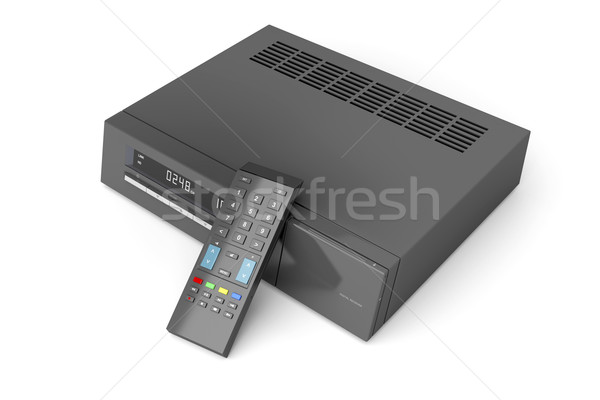 Digital receiver with remote control Stock photo © magraphics