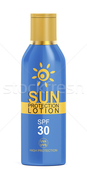 Lotion blanche 30 plage [[stock_photo]] © magraphics