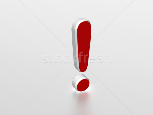 Exclamation sign Stock photo © magraphics