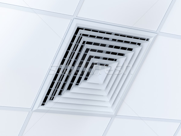 Square air duct Stock photo © magraphics