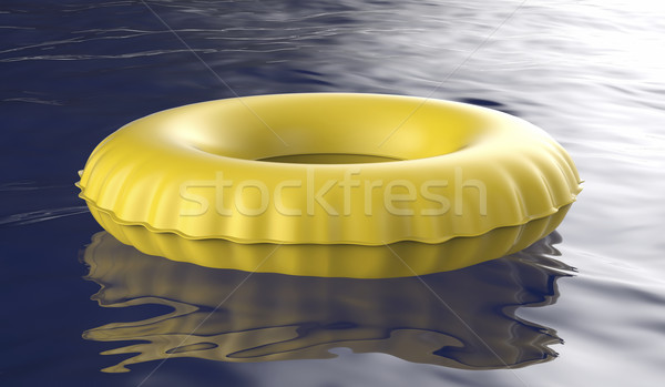 Yellow swim ring Stock photo © magraphics