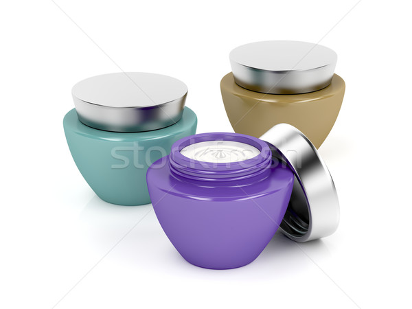 Stock photo: Cosmetic creams