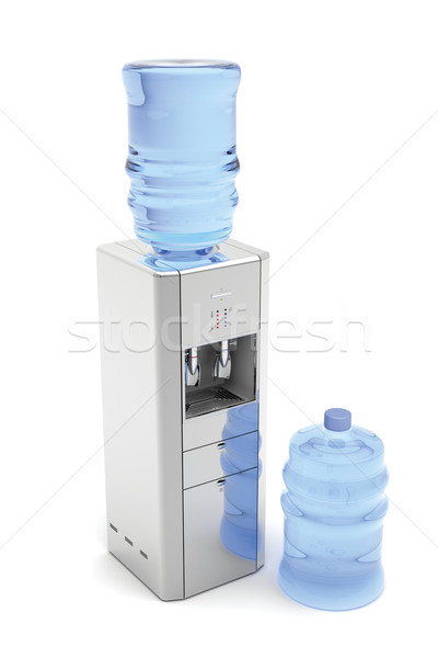 Silver water dispenser Stock photo © magraphics