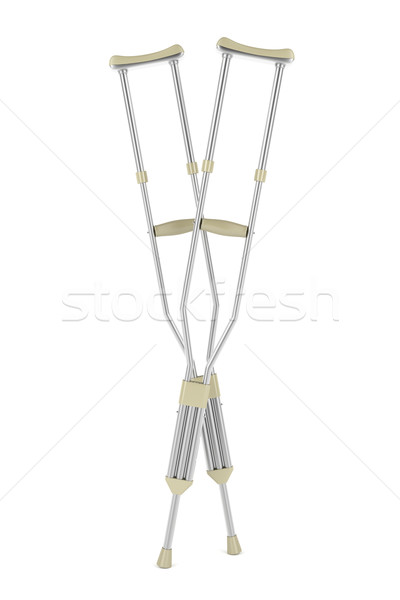 Pair of crutches Stock photo © magraphics