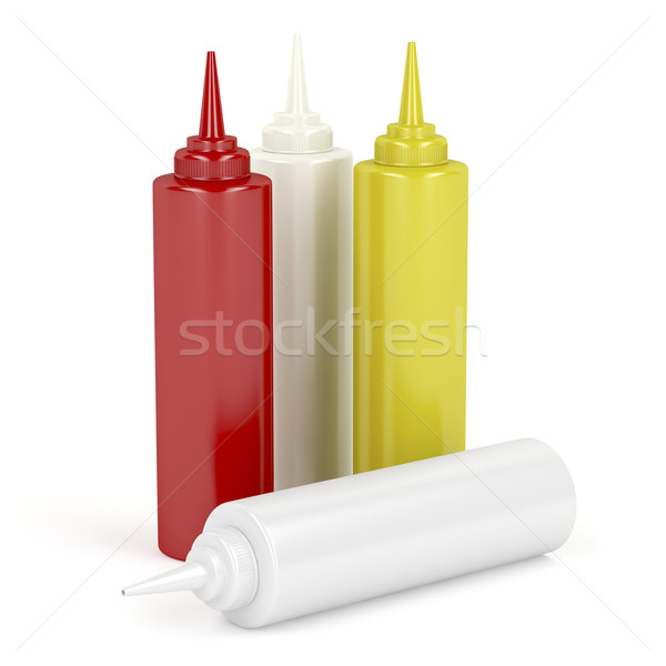 Sauce bottles Stock photo © magraphics