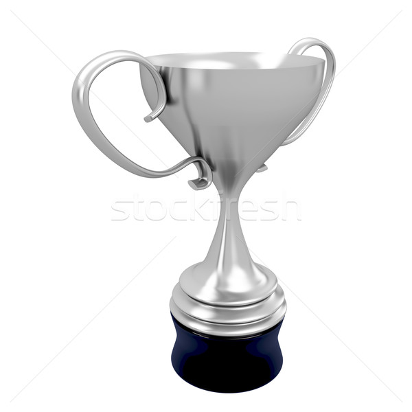 Silver trophy cup Stock photo © magraphics