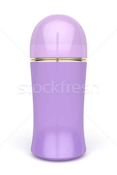 Stockfoto: Paars · deodorant · witte · bal · container · vers