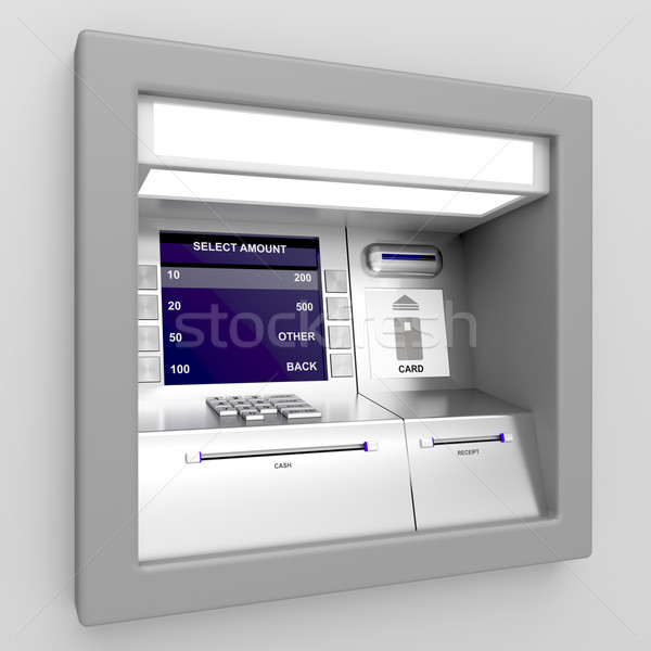 Automated teller machine Stock photo © magraphics