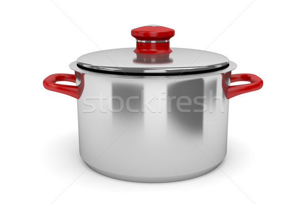 Witte keuken koken tool kok Stockfoto © magraphics