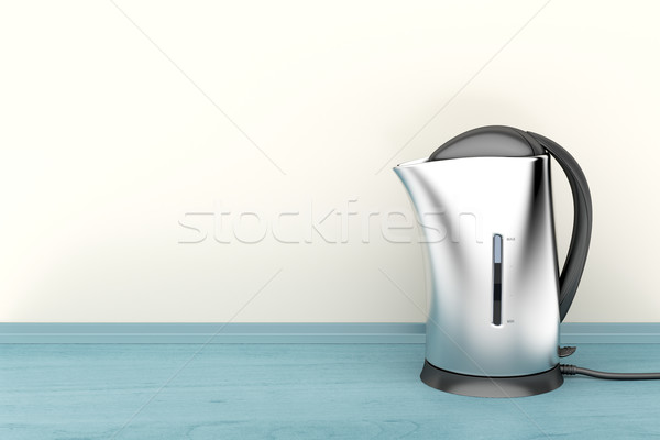 Elektromos bogrács konyha tea Stock fotó © magraphics