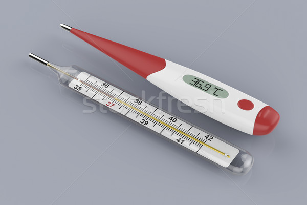 Medical thermometers Stock photo © magraphics