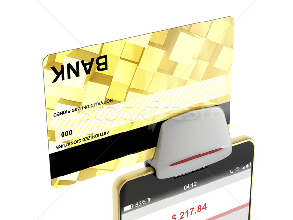 Paying with credit card Stock photo © magraphics