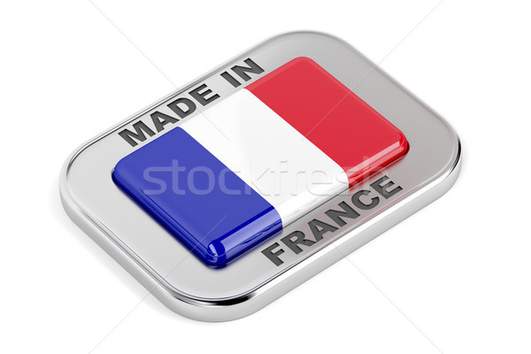 Made in France, silver badge  Stock photo © magraphics