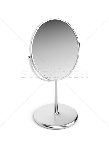 Argent loupe miroir blanche maquillage cosmétiques [[stock_photo]] © magraphics
