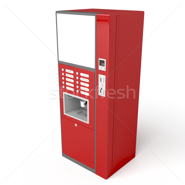 Red vending machine Stock photo © magraphics