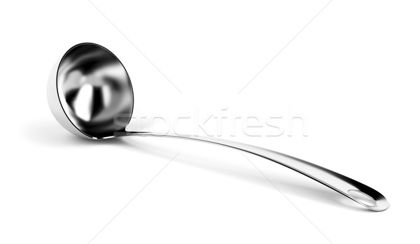 Silver ladle Stock photo © magraphics