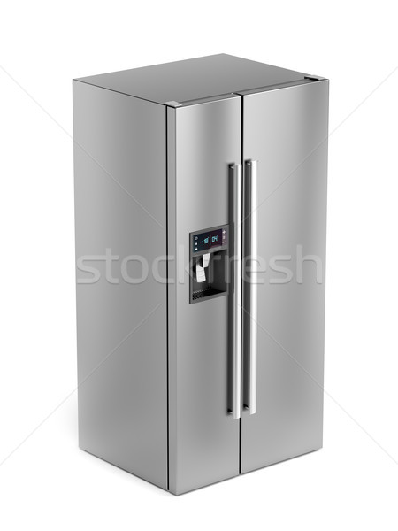 Side-by-side refrigerator Stock photo © magraphics