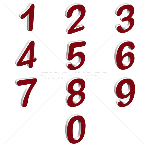Numbers Stock photo © magraphics