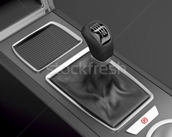Six speed gear stick Stock photo © magraphics