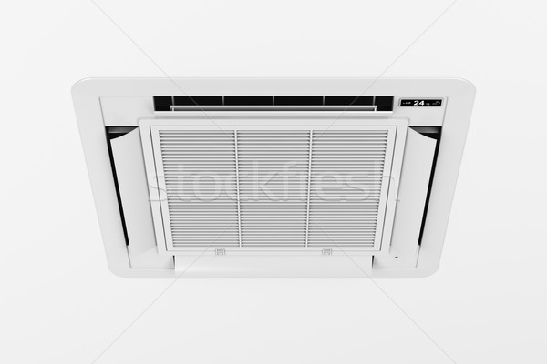 Kazetta légkondicionáló plafon technológia fehér Stock fotó © magraphics