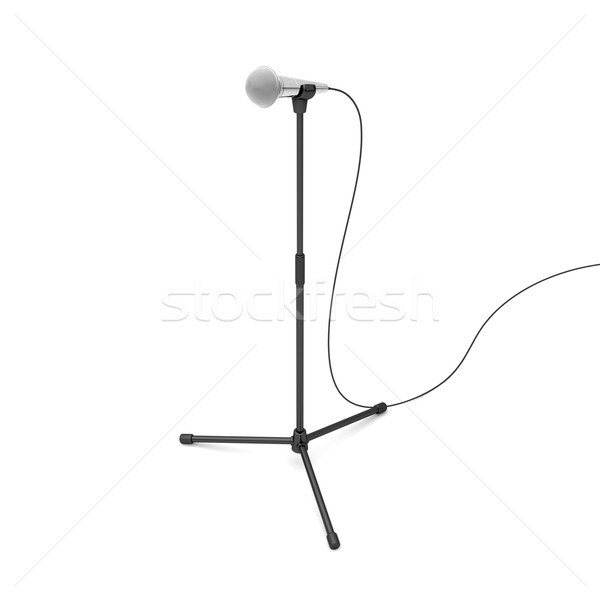 Microphone on a stand Stock photo © magraphics