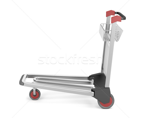 Empty airport trolley Stock photo © magraphics