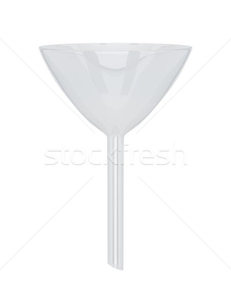 Glass funnel Stock photo © magraphics