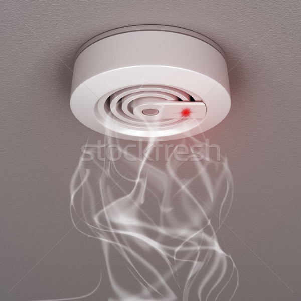 Smoke and fire detector Stock photo © magraphics