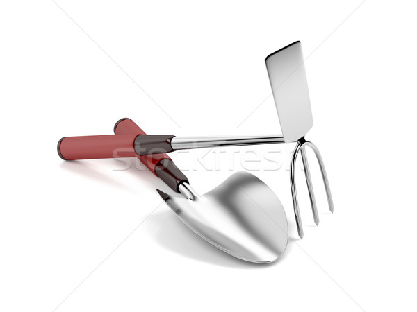 Trowel and hoe Stock photo © magraphics