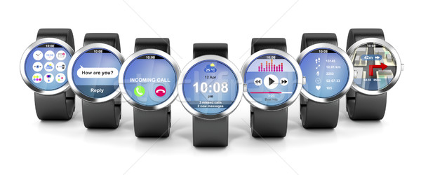 Group of smart watches Stock photo © magraphics