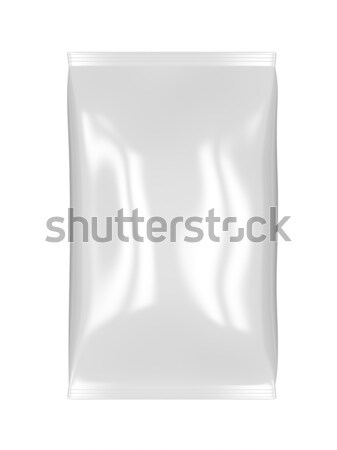 White foil bag Stock photo © magraphics