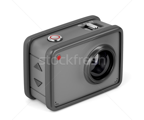 Action camera on white Stock photo © magraphics