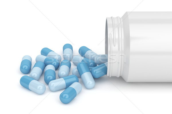 Blue capsules Stock photo © magraphics