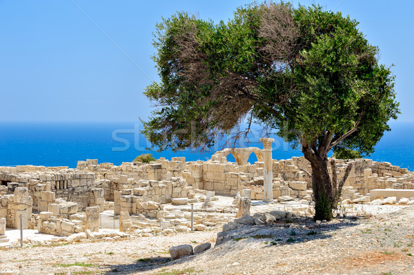 Ruins of an early Christian basilica on Cyprus Stock photo © mahout