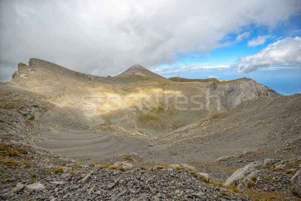 Grecia montagna panorama nubi natura deserto Foto d'archivio © mahout