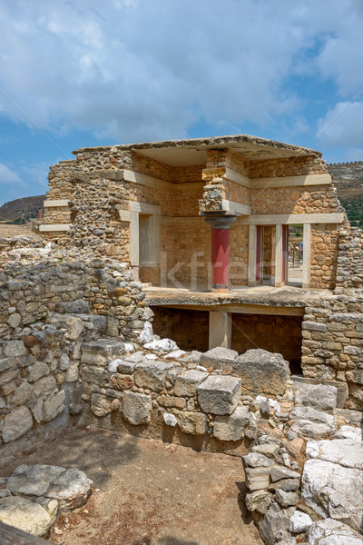 Stock photo: Knossos palace on Crete, Greece