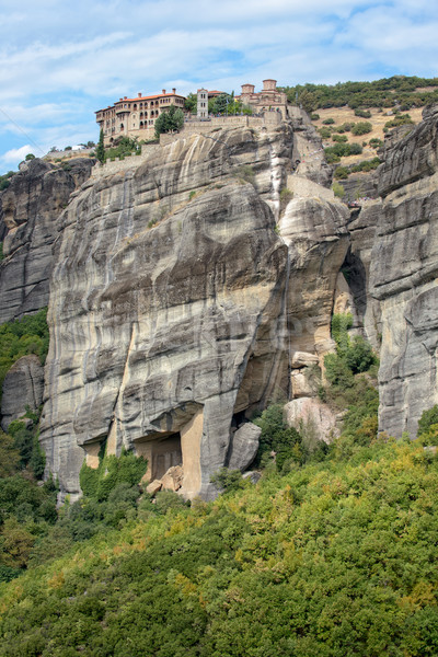 Stock photo: Monasteries on top of Meteora rocks in Greece