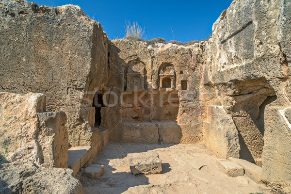 ősi romok Ciprus régészeti múzeum város Stock fotó © mahout
