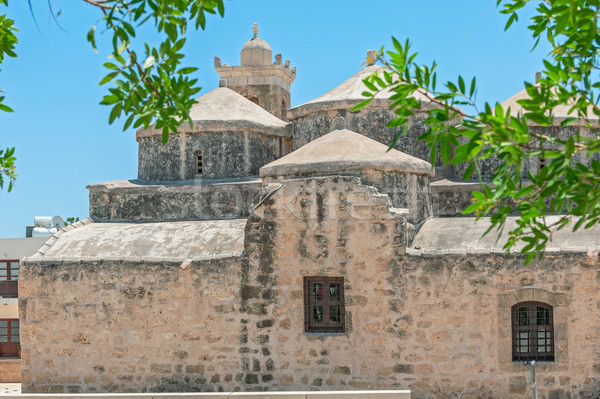 Templom öt Ciprus középkori kereszt utazás Stock fotó © mahout